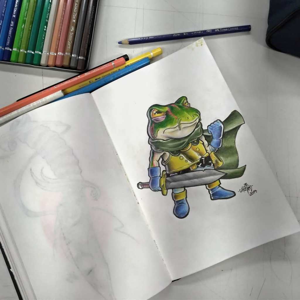 Churus Savioli, Frog, Chrono Trigger, Churus Savioli, Fanart tattoo, Game