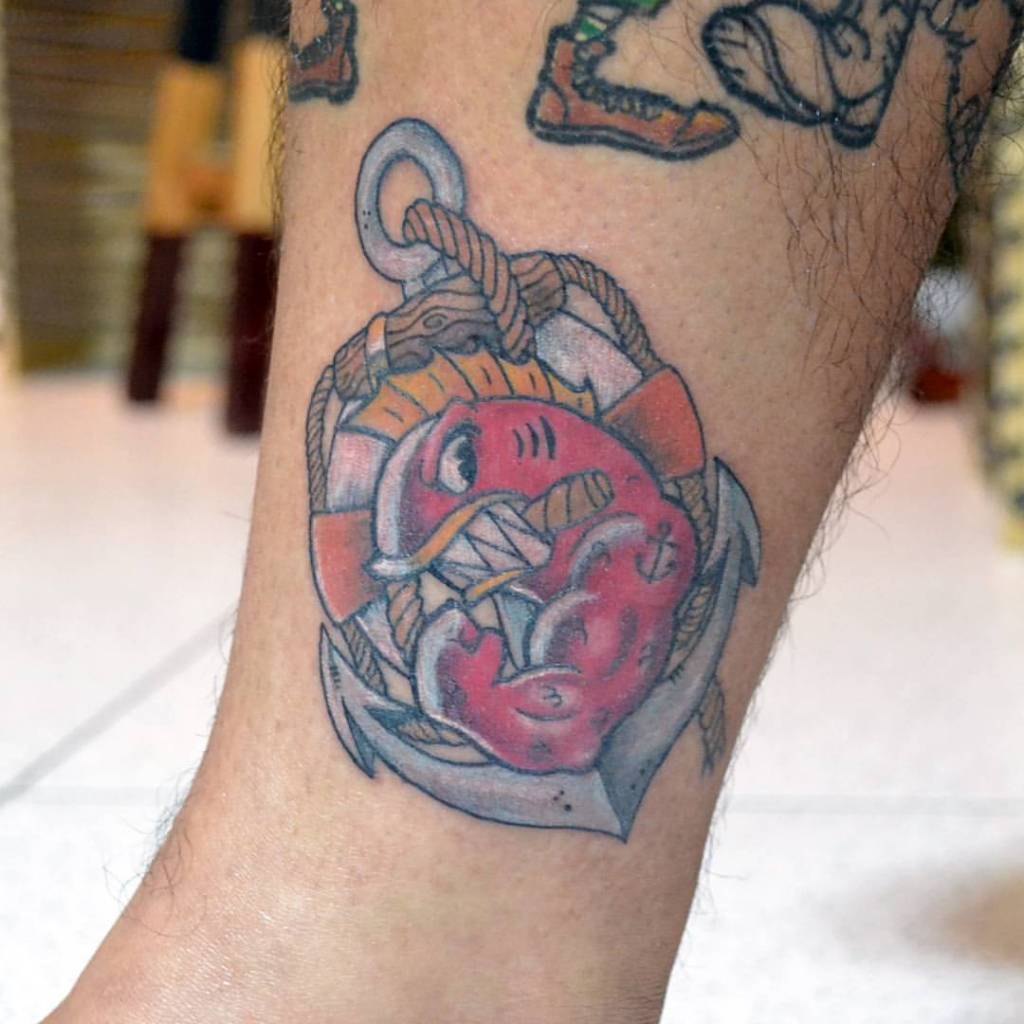 Hellfish, simpsons, Churus Savioli, Tattoo Comics