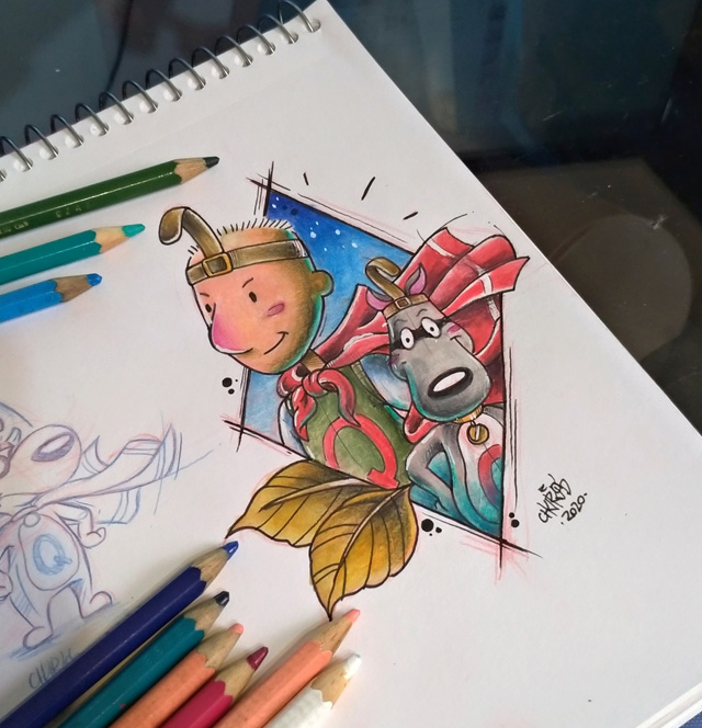 Doug Funny, Homem Codorna, Fanart Tattoo, Churus Savioli