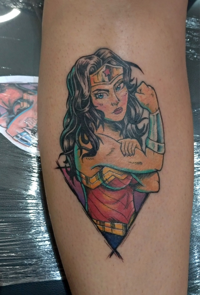 Mulher Maravilha, Fanart, Tattoo, Churus Savioli