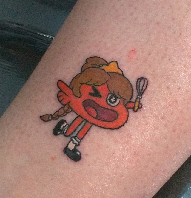 Darwin, Gumball, Tattoo, cartoon, Fanart, Churus Savioli