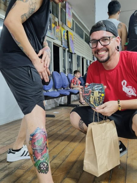 Samus do Super Metroid: Tatuagem Premiada na Categoria GEEK da Expo Tattoo e Arte Pirituba