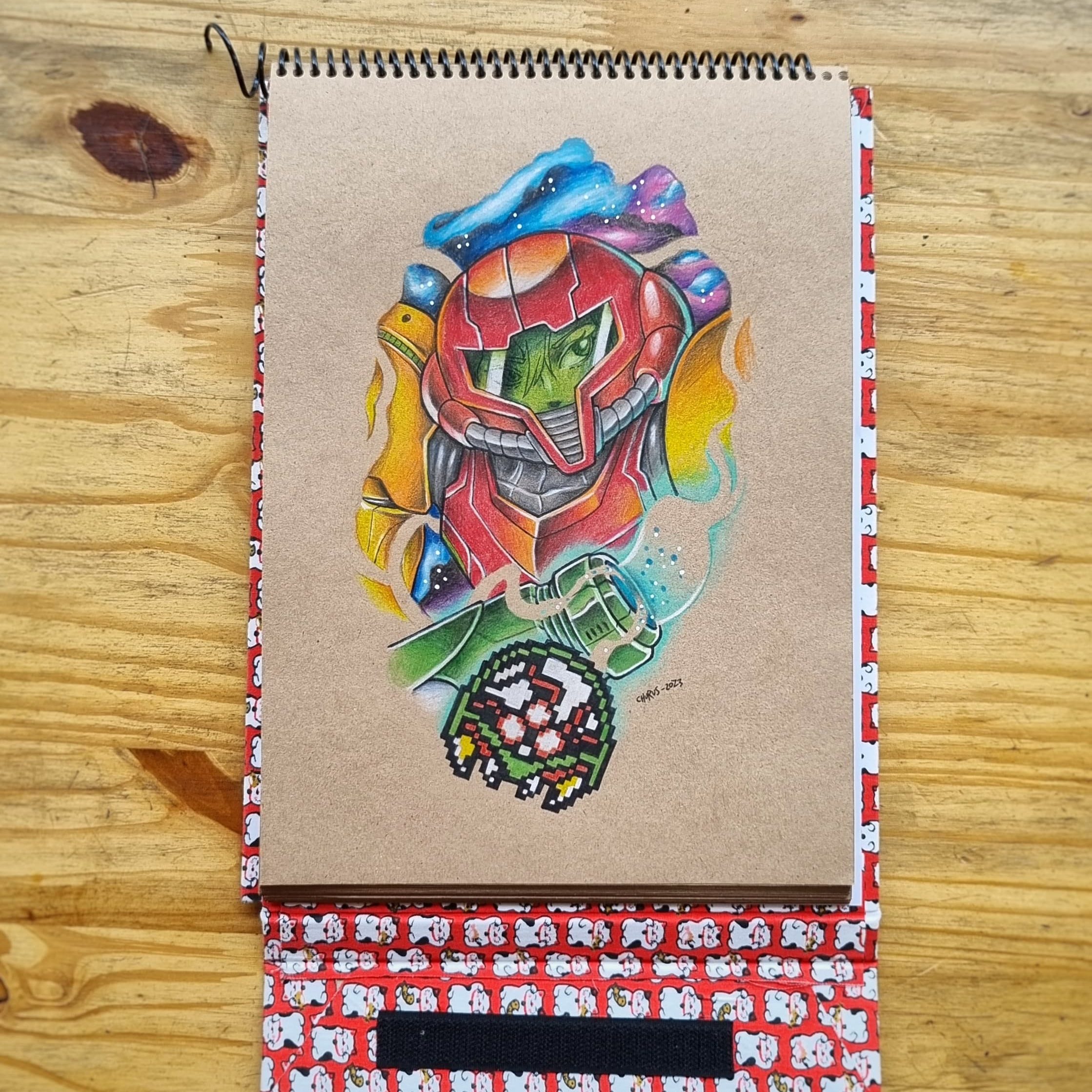 Samus SuperMetroid Tattoo Churus Savioli Newschool