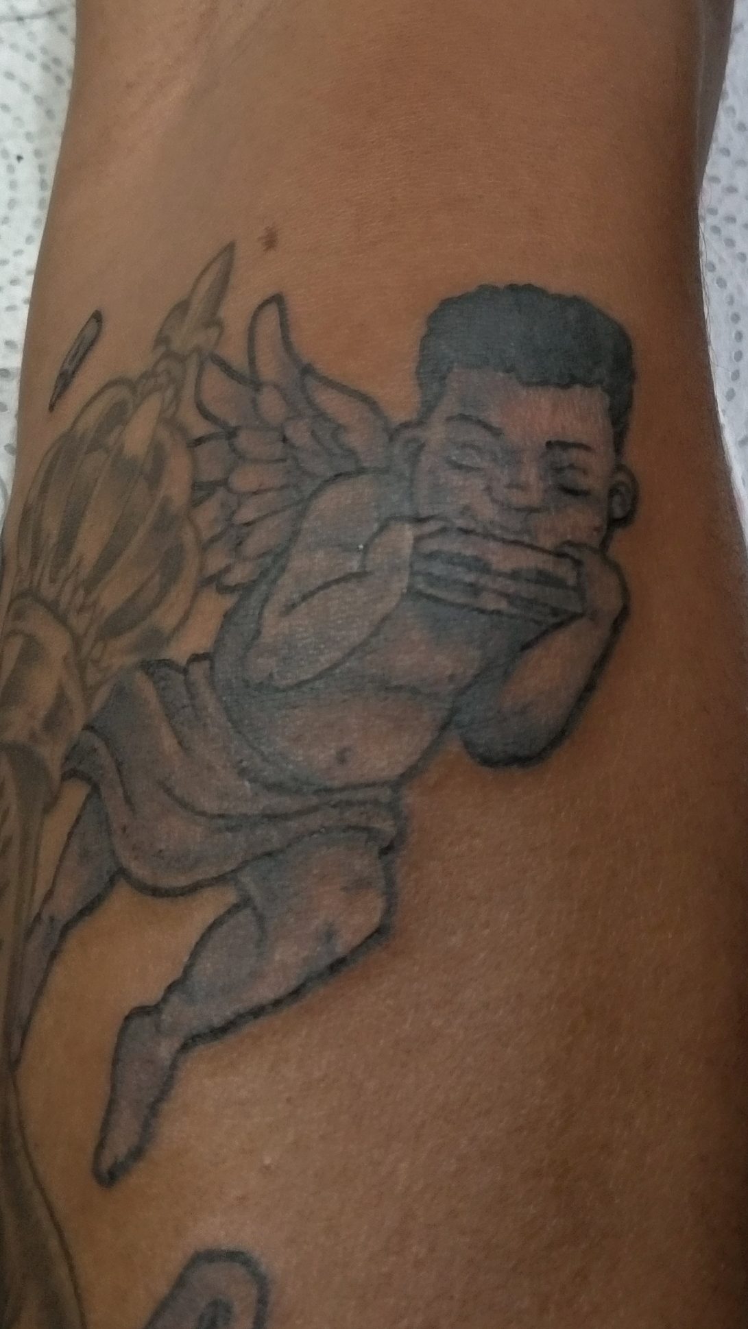 Churus Savioli, Anjo tattoo, New School anjo, Newschool Tattoo